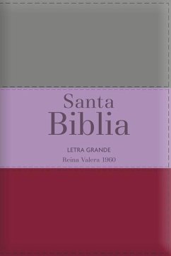 Biblia Rvr60 Letra Grande - Tamaño Manual / Tricolor: Marrón/Lila/Violeta Con Indice Y Cierre (Bible Rvr60 Lp/Pocket Size - Tricolor: Burgundy/Lilac/Violet with Index and Closure) - Reina Valera 1960