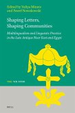 Shaping Letters, Shaping Communities: Multilingualism and Linguistic Practice in the Late Antique Near East and Egypt