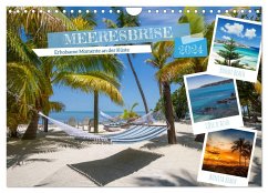 MEEREBRISE Erholsame Momente an der Küste (Wandkalender 2024 DIN A4 quer), CALVENDO Monatskalender - Viola, Melanie