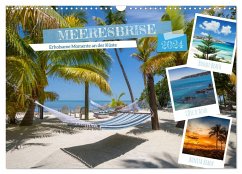 MEEREBRISE Erholsame Momente an der Küste (Wandkalender 2024 DIN A3 quer), CALVENDO Monatskalender - Viola, Melanie