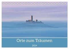 Orte zum Träumen (Tischkalender 2024 DIN A5 quer), CALVENDO Monatskalender