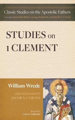 Studies on First Clement (eBook, ePUB)