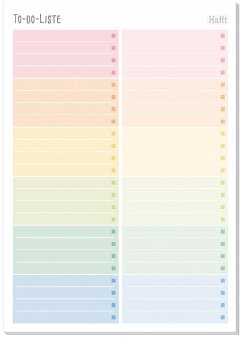 Trendstuff Block A5 To do [Rainbow]