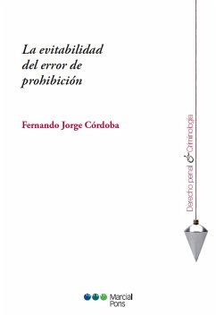 Cover La evitabilidad del error de prohibición (eBook, PDF)