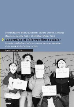 Cover Innovation et intervention sociales : impacts, méthodes et mises en oeuvre dans les domaines de la santé et de l'action sociale