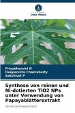 Synthese von reinen und Ni-dotierten TiO2 NPs unter Verwendung von Papayablätterextrakt