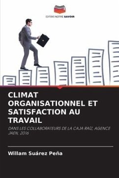 CLIMAT ORGANISATIONNEL ET SATISFACTION AU TRAVAIL - Suárez Peña, Willam