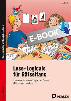 Cover Lese-Logicals für Rätselfans - 3./4. Klasse (eBook, PDF)