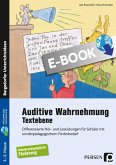 Auditive Wahrnehmung - Textebene (eBook, PDF)