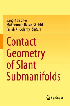 Contact Geometry of Slant Submanifolds