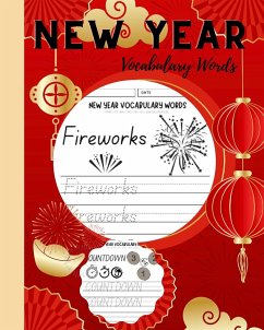 New Year Vocabulary Words Tracing Workbook - Nguyen, Thy