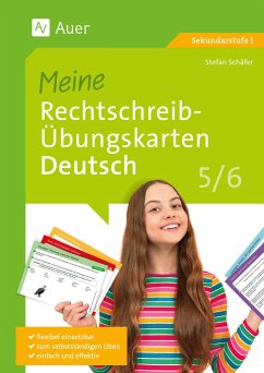 Meine Rechtschreib-Übungskarten Deutsch 5-6 - Schäfer, Stefan