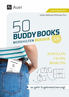 50 Buddy Books - Merkhilfen Biologie Klassen 5-6 - Bettner, Julien;Piur, Felicitas