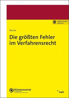 Cover Die größten Fehler im Verfahrensrecht
