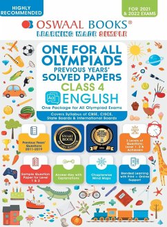 One for All Olympiad Previous Years' Solved Papers, Class-4 English Book (For 2021-22 Exam) - Oswaal Editorial Board