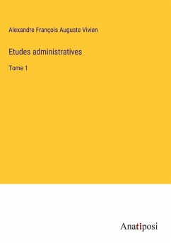 Cover Etudes administratives