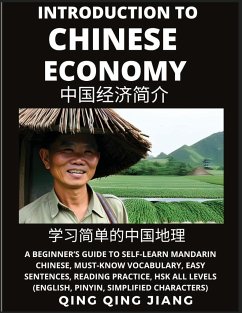 Introduction to Chinese Economy - A Beginner's Guide to Self-Learn Mandarin Chinese, Geography, Must-Know Vocabulary, Easy Sentences, Reading Practice, HSK All Levels, Pinyin, Simplified Characters - Jiang, Qing Qing