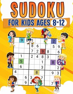 Sudoku for Kids Ages 8-12   Childrens Activity Book With Over 340 Sudoku Puzzles   Grids Include 4x4, 6x6, and 9x9   Easy, Medium, and Hard Skill Levels   Solutions Included - Publishing, Rr