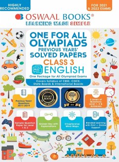 Oswaal One for All Olympiad Previous Years' Solved Papers, Class-3 English Book (For 2021-22 Exam) - Oswaal Editorial Board