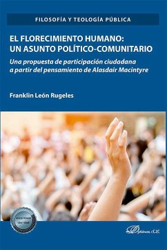 Cover El florecimiento humano: un asunto político-comunitario