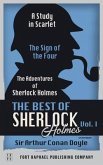 The Best of Sherlock Holmes - Volume I - A Study in Scarlet, The Sign of the Four and The Adventures of Sherlock Holmes (eBook, ePUB)