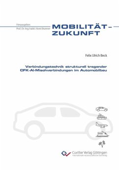 Cover Verbindungstechnik strukturell tragender CFK-Al-Mischverbindungen im Automobilbau (eBook, PDF)