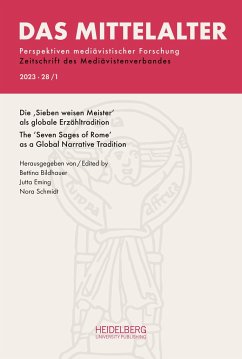 Das Mittelalter. Perspektiven mediävistischer Forschung : Zeitschrift... / 2023, Band 28, Heft 1