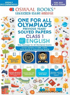 Oswaal One for All Olympiad Previous Years Solved Papers, Class-1 English Book (For 2021-22 Exam) - Oswaal Editorial Board