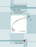 Eliza Aria Flöte und Violoncello. Partitur und Stimmen.