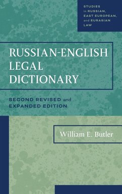 Russian-English Legal Dictionary - Butler, William E.
