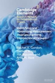 Identifying and Minimizing Measurement Invariance Among Intersectional Groups - Gordon, Rachel A. (Northern Illinois University); Wang, Tianxiu (University of Pittsburgh); Nguyen, Hai (University of Illinois, Chicago)