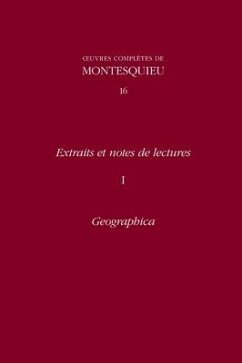 OEuvres complètes de Montesquieu 16 - de Secondat Baron de Montesquieu, Charles