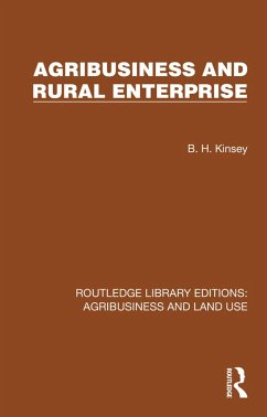 Agribusiness and Rural Enterprise (eBook, PDF) - Kinsey, B. H.