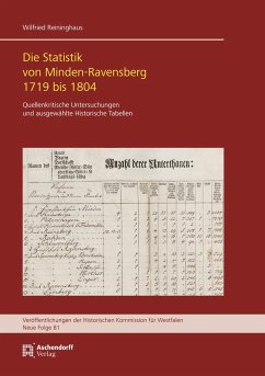 Die Statistik von Minden-Ravensberg 1719-1804 - Reininghaus, Wilfried