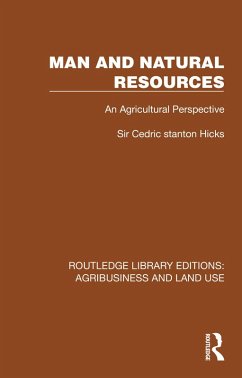 Man and Natural Resources (eBook, PDF) - Hicks, Cedric Stanton