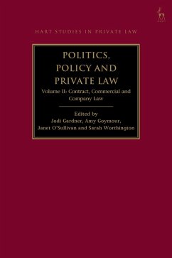 Cover Politics, Policy and Private Law