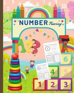 Number Tracing Workbook For Preschoolers - Nguyen, Thy