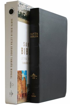 Biblia Rvr 1960 Letra Grande Tamaño Manual, Piel Premier Negro / Spanish Bible Rvr 1960 Handy Size Large Print Bonded Leather Black - Reina Valera Revisada 1960