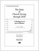 The State of Church Giving Through 2020: A Theology for an Age of Affluence