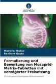 Formulierung und Bewertung von Mosaprid-Matrix-Tabletten mit verzögerter Freisetzung