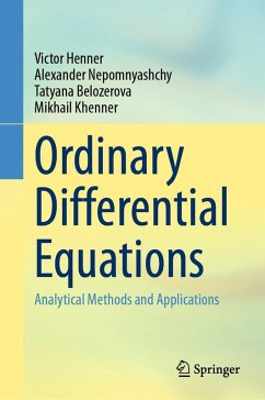 Cover Ordinary Differential Equations (eBook, PDF)