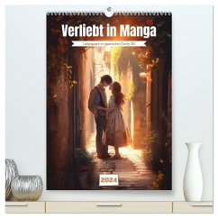 Verliebt in Manga (hochwertiger Premium Wandkalender 2024 DIN A2 hoch), Kunstdruck in Hochglanz - Waurick, Kerstin