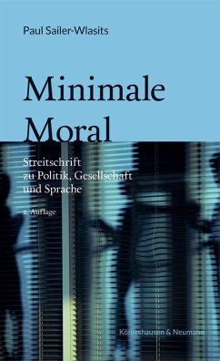 Minimale Moral - Sailer-Wlasits, Paul