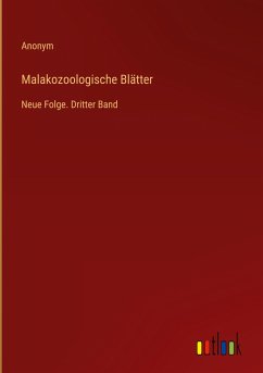 Malakozoologische Blätter