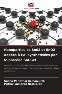 Nanoparticules Sn02 et SnO2 dopées à l'Al synthétisées par le procédé Sol-Gel - Ramamurthi, Sudha Periathai;Natarajan, Prithivikumaran