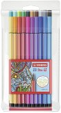 Premium-Filzstift - STABILO Pen 68 - 20er Pack - mit 20 verschiedenen Farben