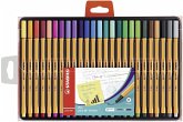 Fineliner - STABILO point 88 - 25er Pack - mit 25 verschiedenen Farben Fineliner - STABILO point 88 - 25er Pack - mit 25 verschiedenen Farben