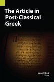 The Article in Post-Classical Greek (eBook, ePUB)