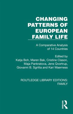 Changing Patterns of European Family Life (eBook, ePUB)