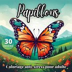 Papillons livre de coloriage anti-stress pour adulte
